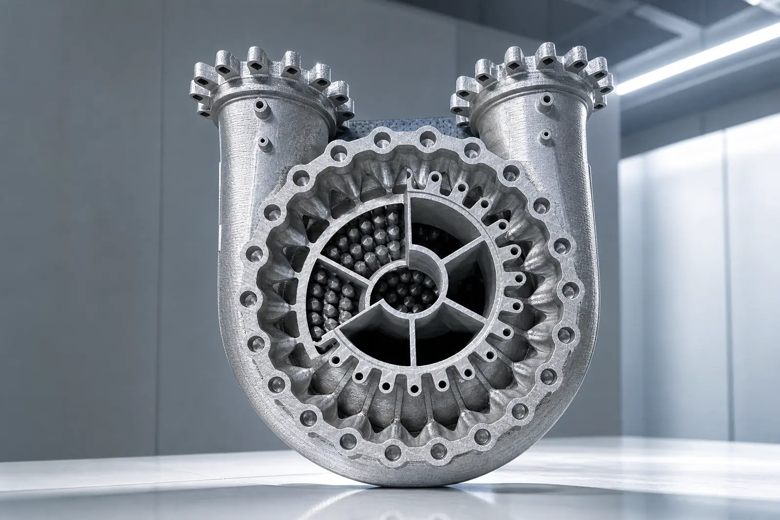 Metal AM impeller and diffuser