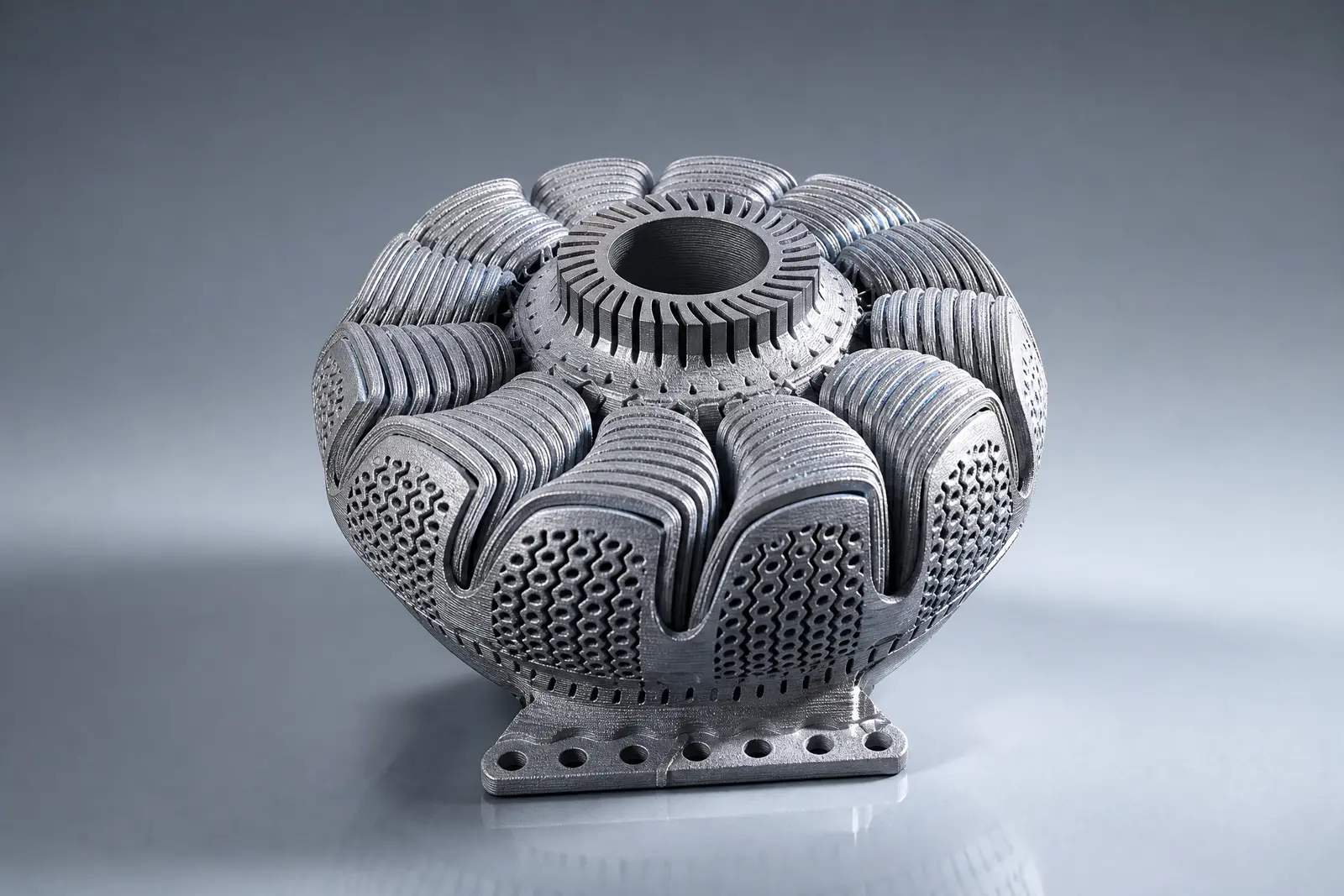 Printed copper motor stator Printed copper motor stator