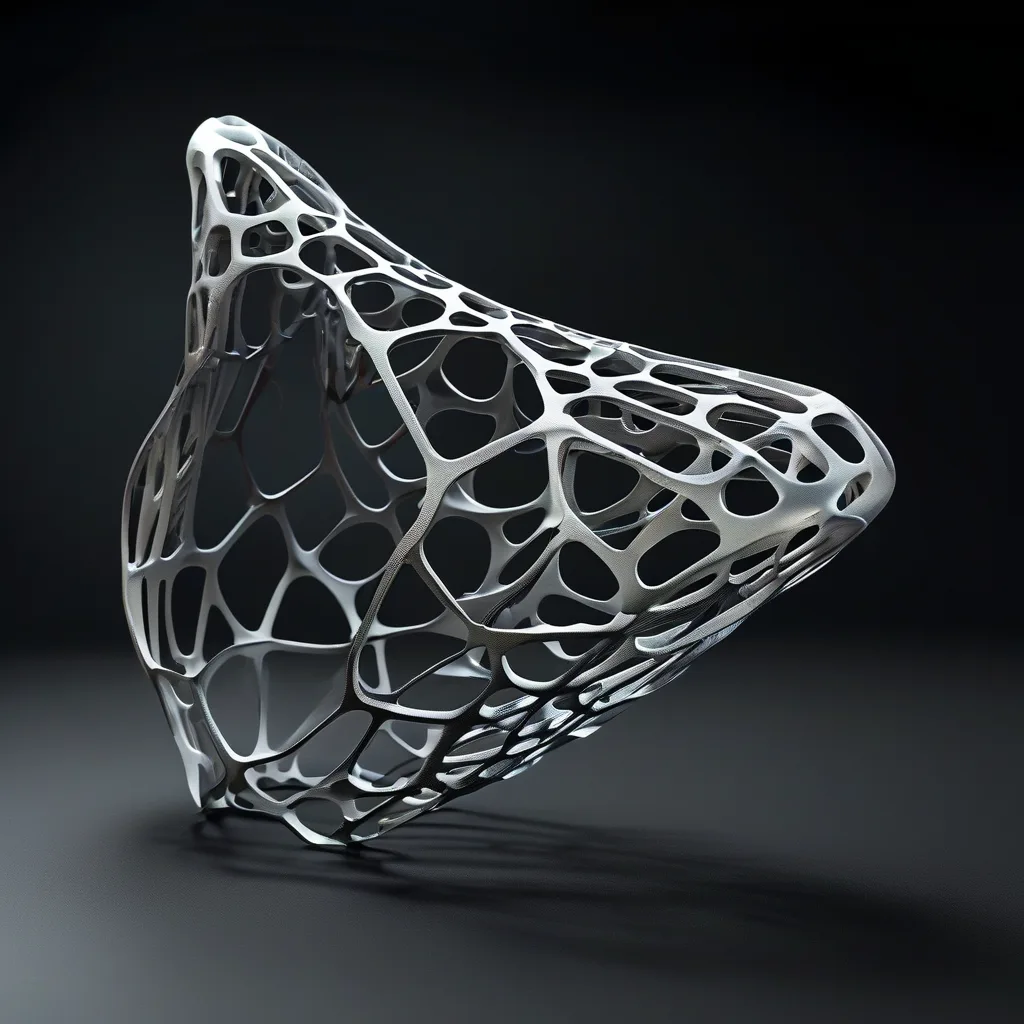 Topology-optimised titanium aerospace bracket with low buy-to-fly ratio