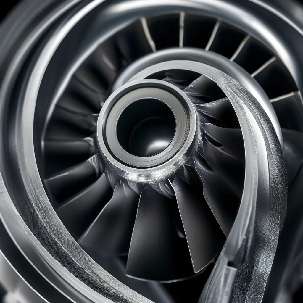 Sectioned 3D printed Inconel component showing polished cut face with internal channels
